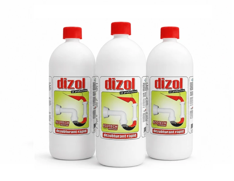 Pachet promo 3 X Solutie profesionala desfundat tevi Dizol 1.5L